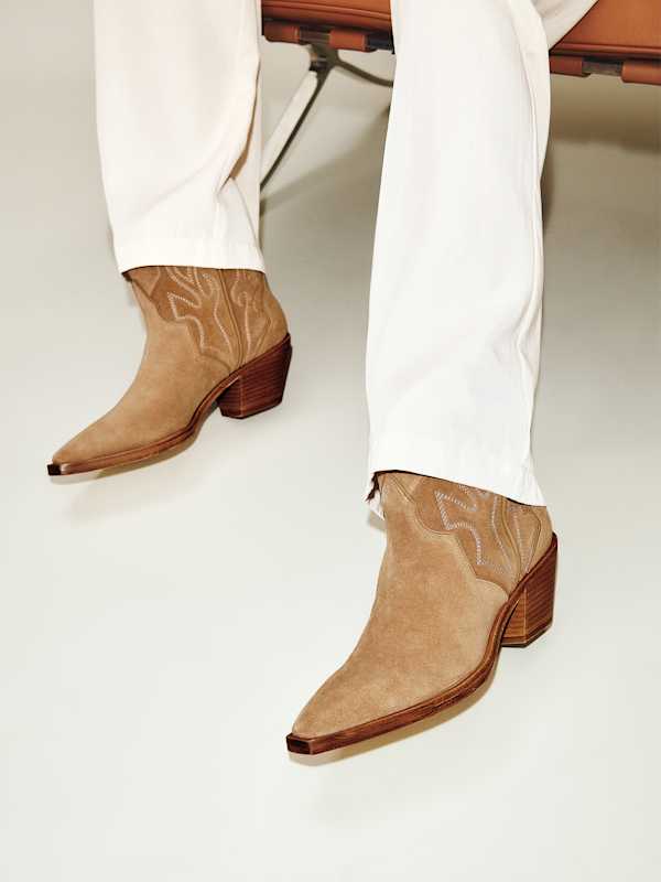 Otto Mini Western Boot - Toasted Coconut